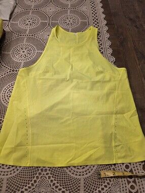 lululemon Neon Yellow Tank Top S